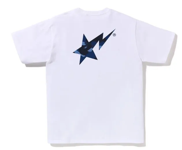 A BATHING APE  |Unisex Street Style Logo T-Shirts