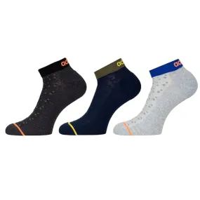 Adidas Men's Heel & Toe Terry Low Cut Socks (Light Grey/Colligative Navy/Anthra Melange)