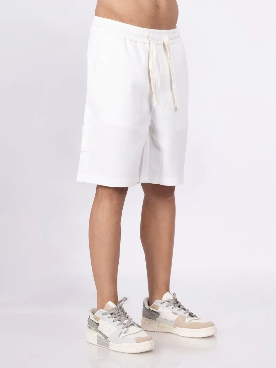 Adventure Knitted White Shorts Men