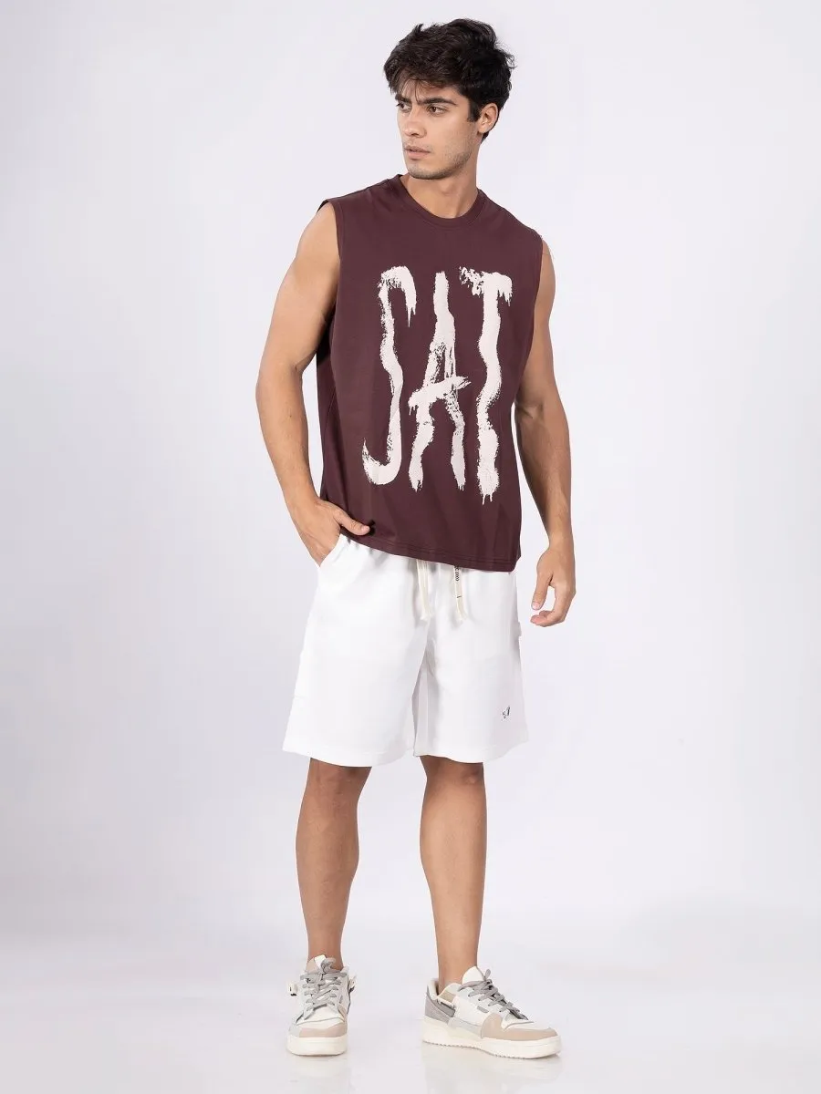 Adventure Knitted White Shorts Men