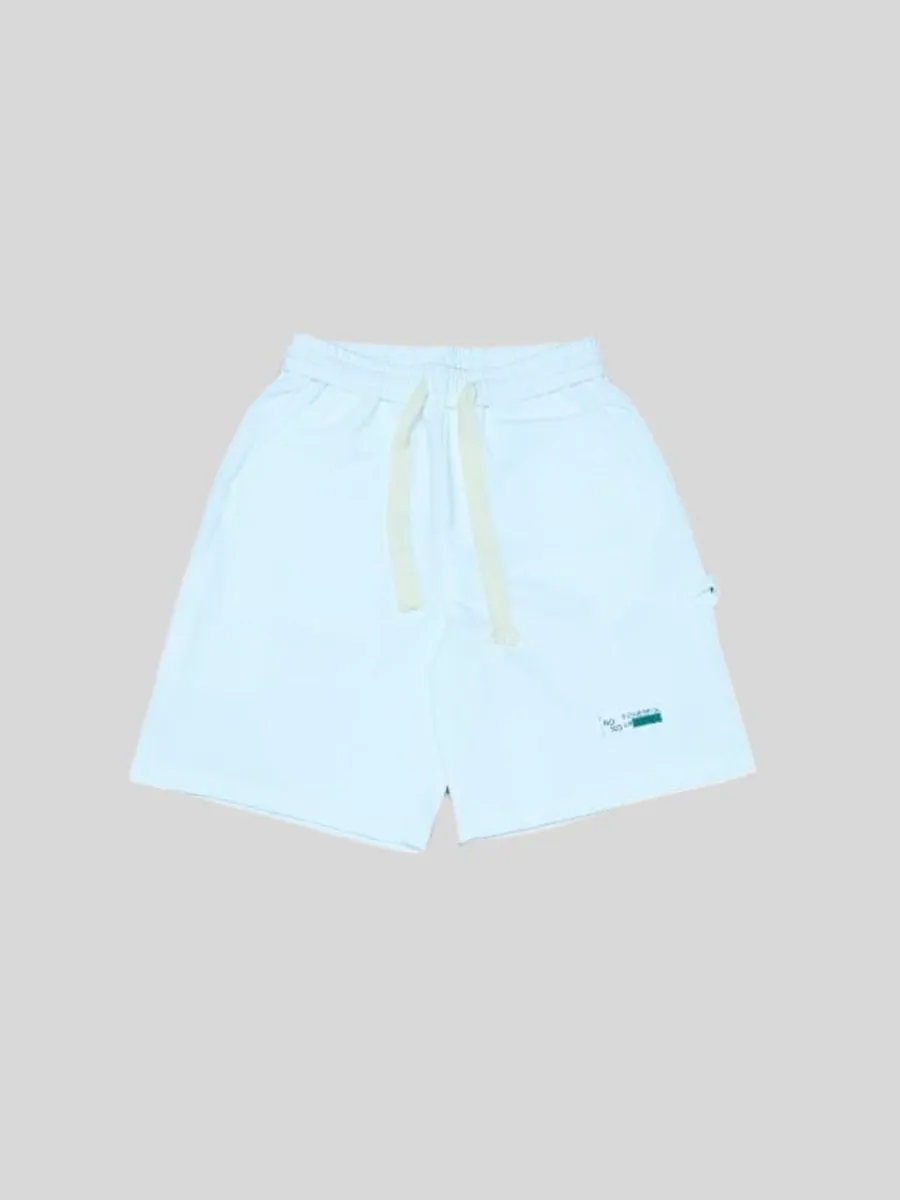 Adventure Knitted White Shorts Men