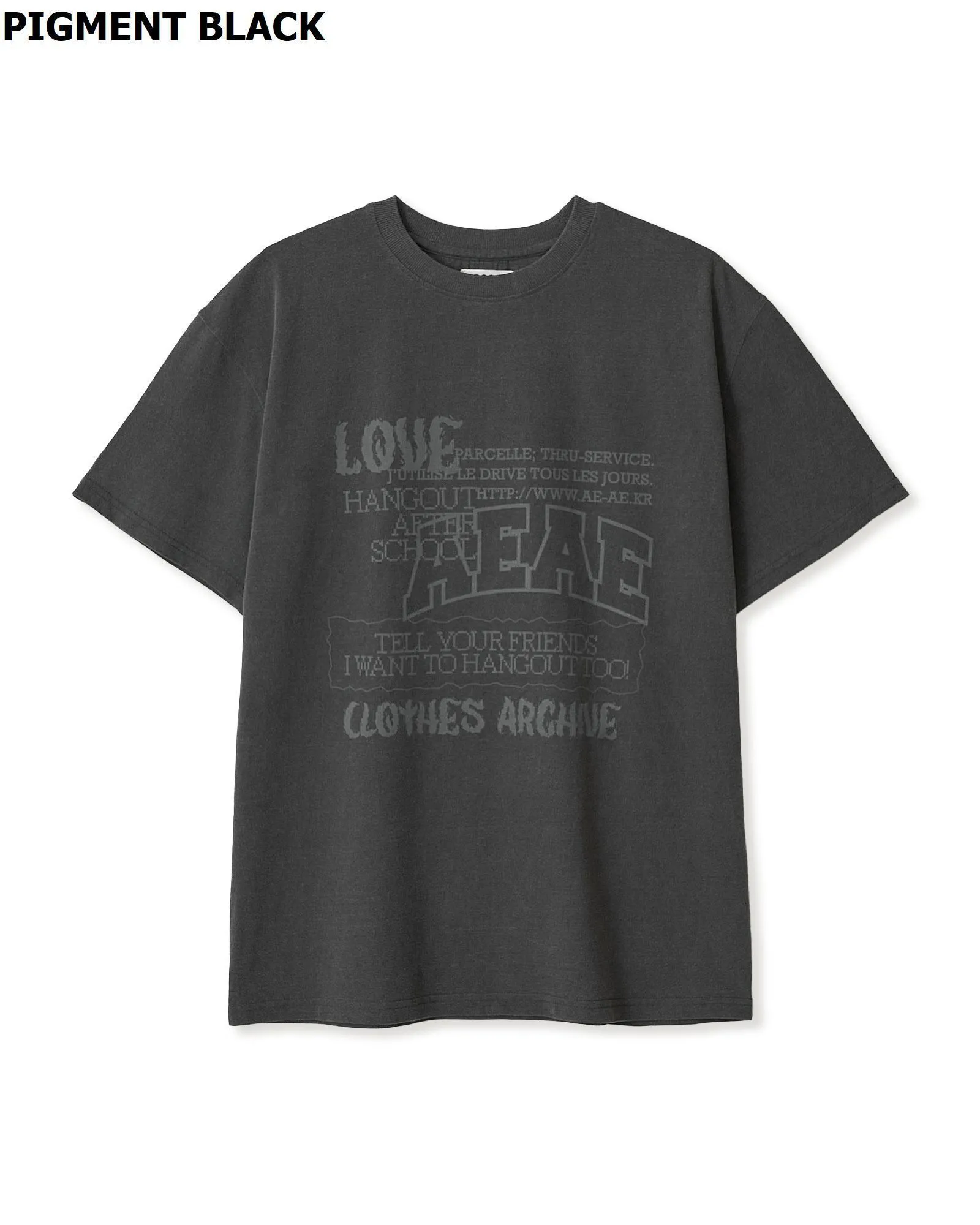 AEAE  |Unisex Street Style Cotton Short Sleeves T-Shirts