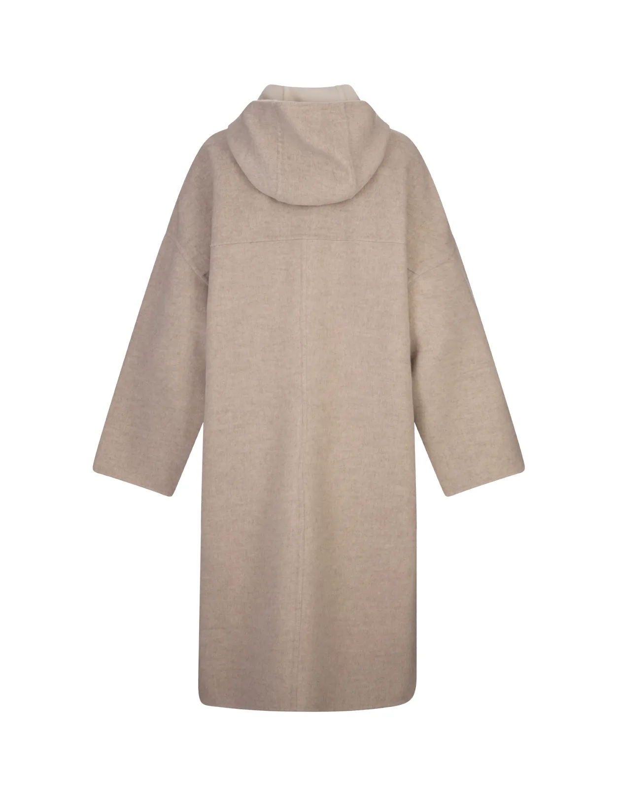 AGNONA Muretto Cocoon Coat in Sesame