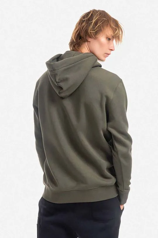 Alpha Industries sweatshirt Basic Hoody men's green color 178312.142