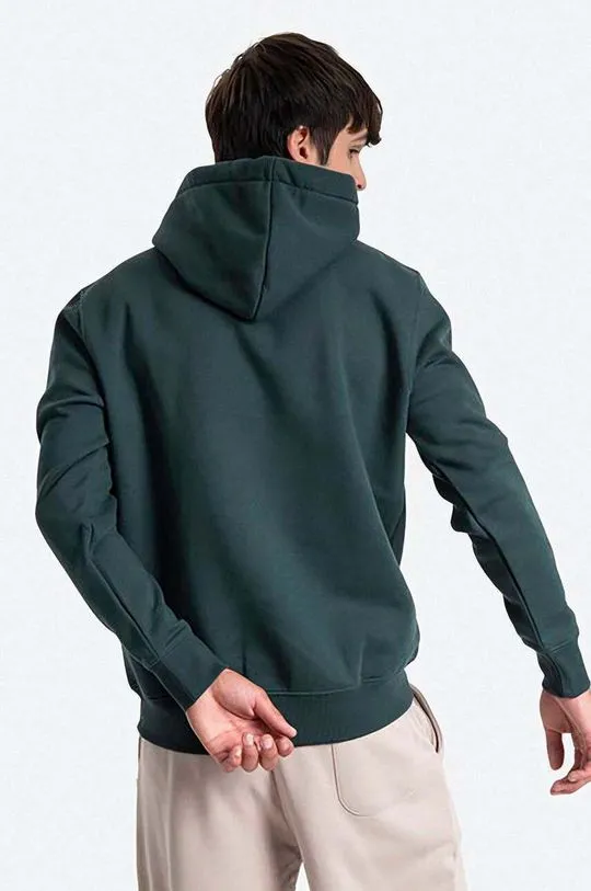 Alpha Industries sweatshirt Basic Hoody men's green color 178312.610