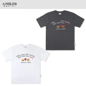 AMBLER  |Unisex Street Style Logo T-Shirts