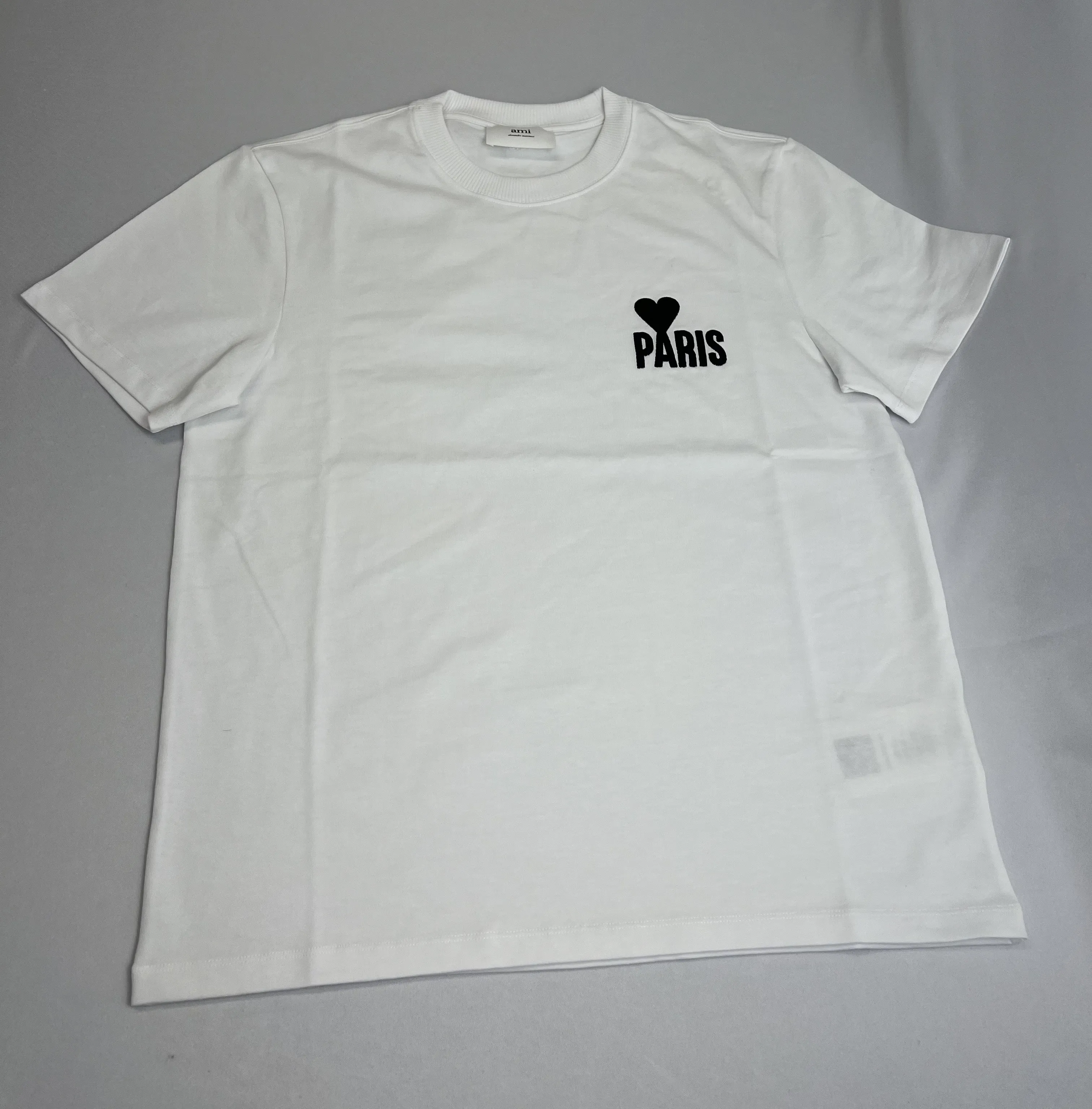 AMI PARIS  |Unisex Street Style Logo Designers T-Shirts