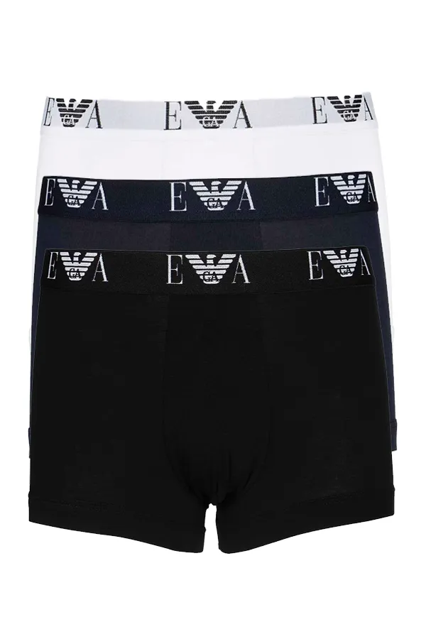 Armani Eagle Trunks 3-Pack Multi