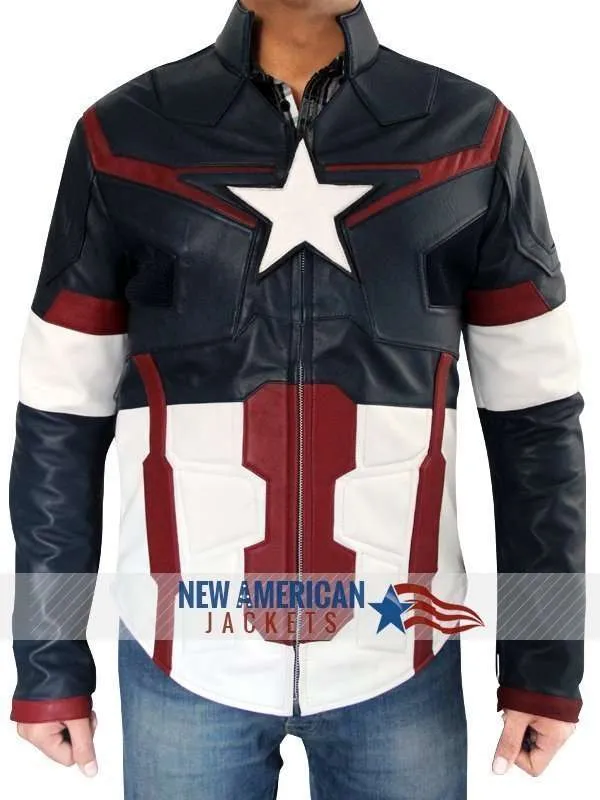 Avengers Age of Ultron Jacket | Captain America Jacket