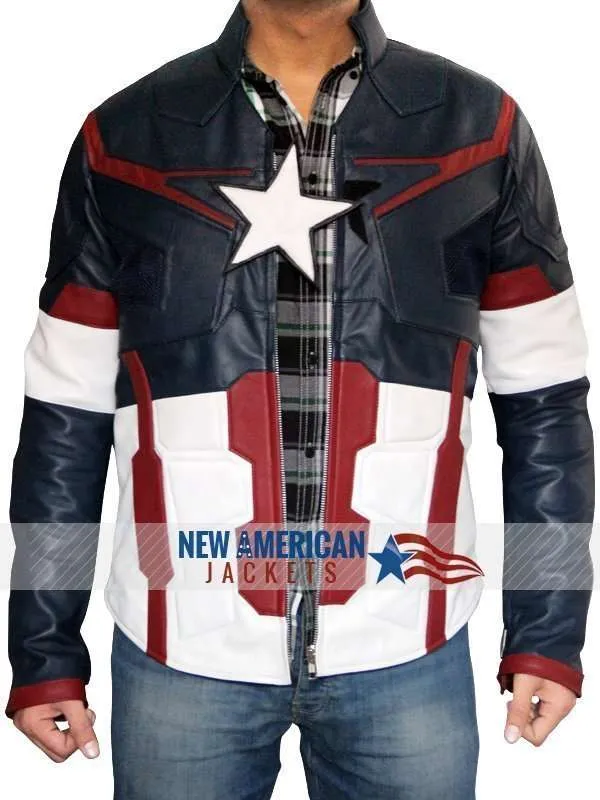 Avengers Age of Ultron Jacket | Captain America Jacket