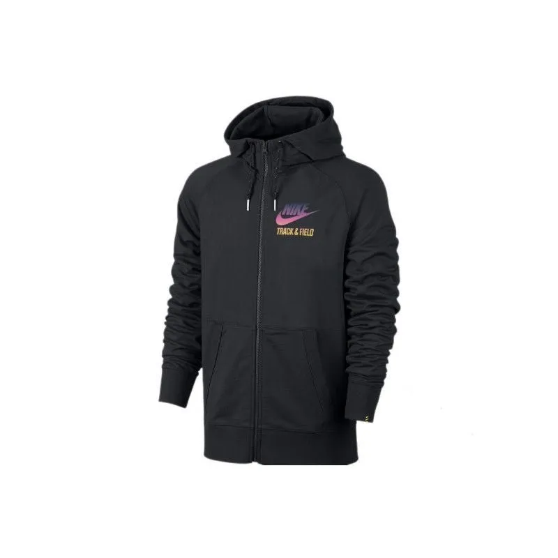 Aw77 Ru Fz Hoody Ntf - Sweat Homme Textile - Noir