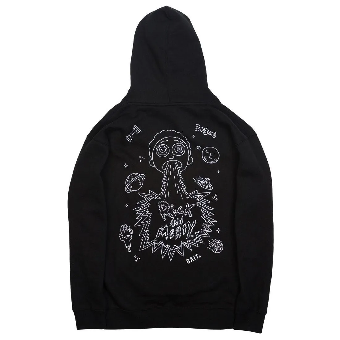 BAIT x Rick and Morty Men Barf Hoody (black)