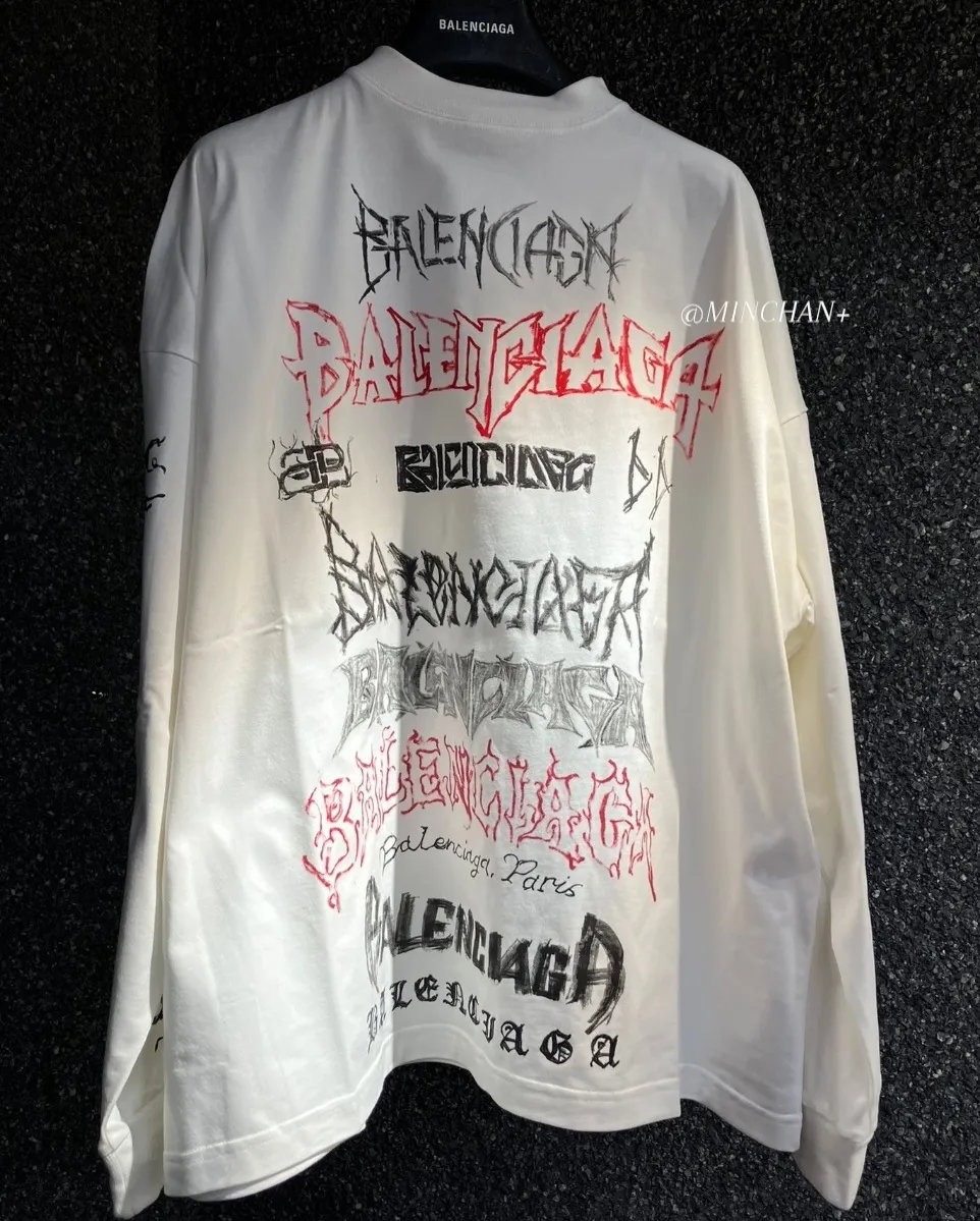 BALENCIAGA  |24SS LOGO 3 Color 1-5 SIZE T-SHIRT