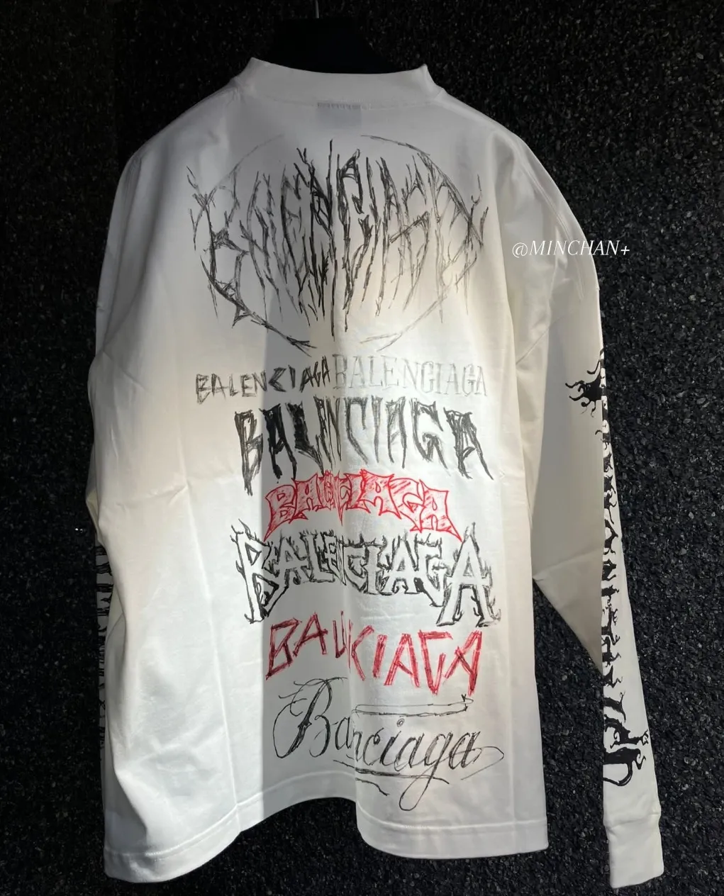 BALENCIAGA  |24SS LOGO 3 Color 1-5 SIZE T-SHIRT