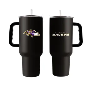 Baltimore Ravens 40oz. Powder Coat Travel Tumbler