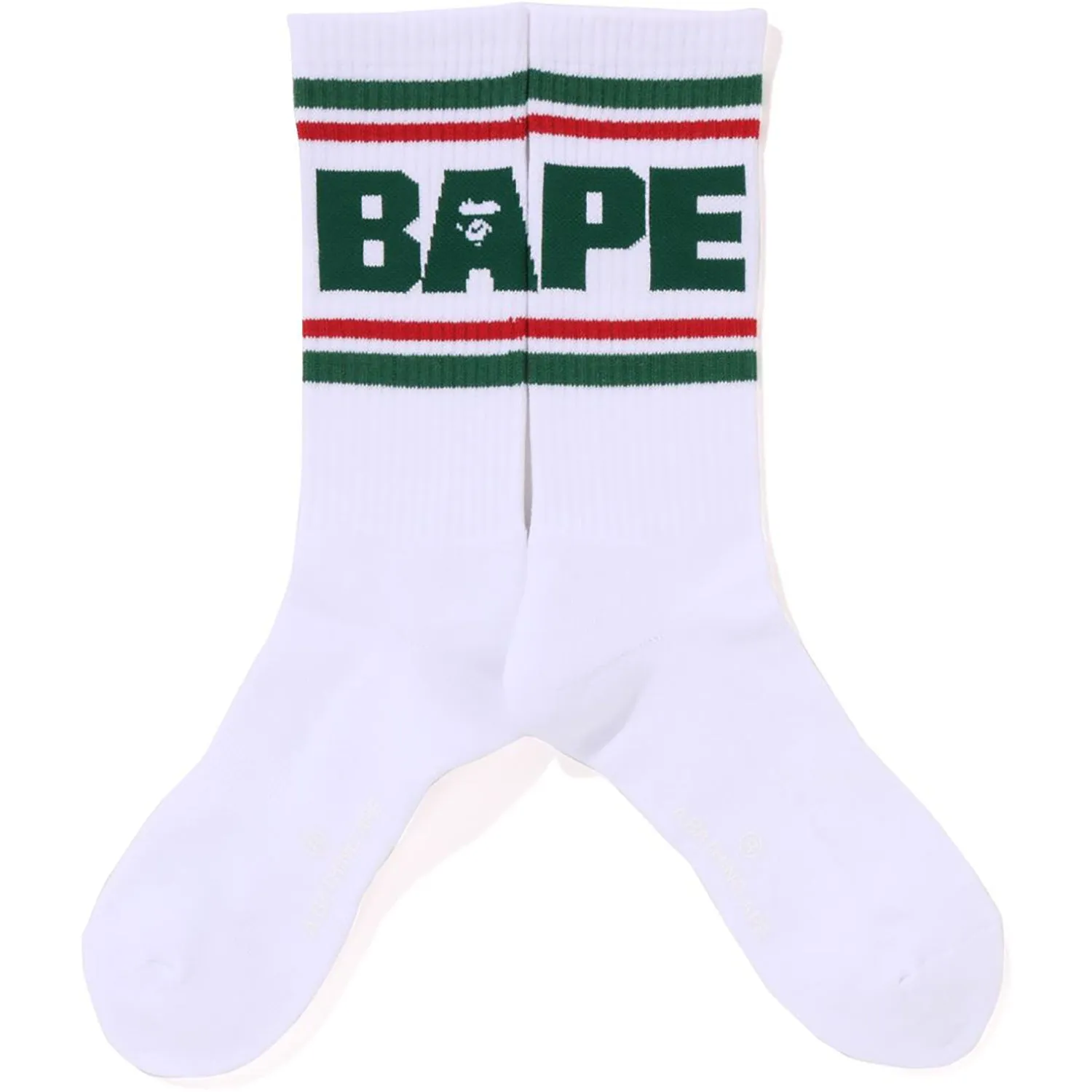 BAPE LINE SOCKS MENS