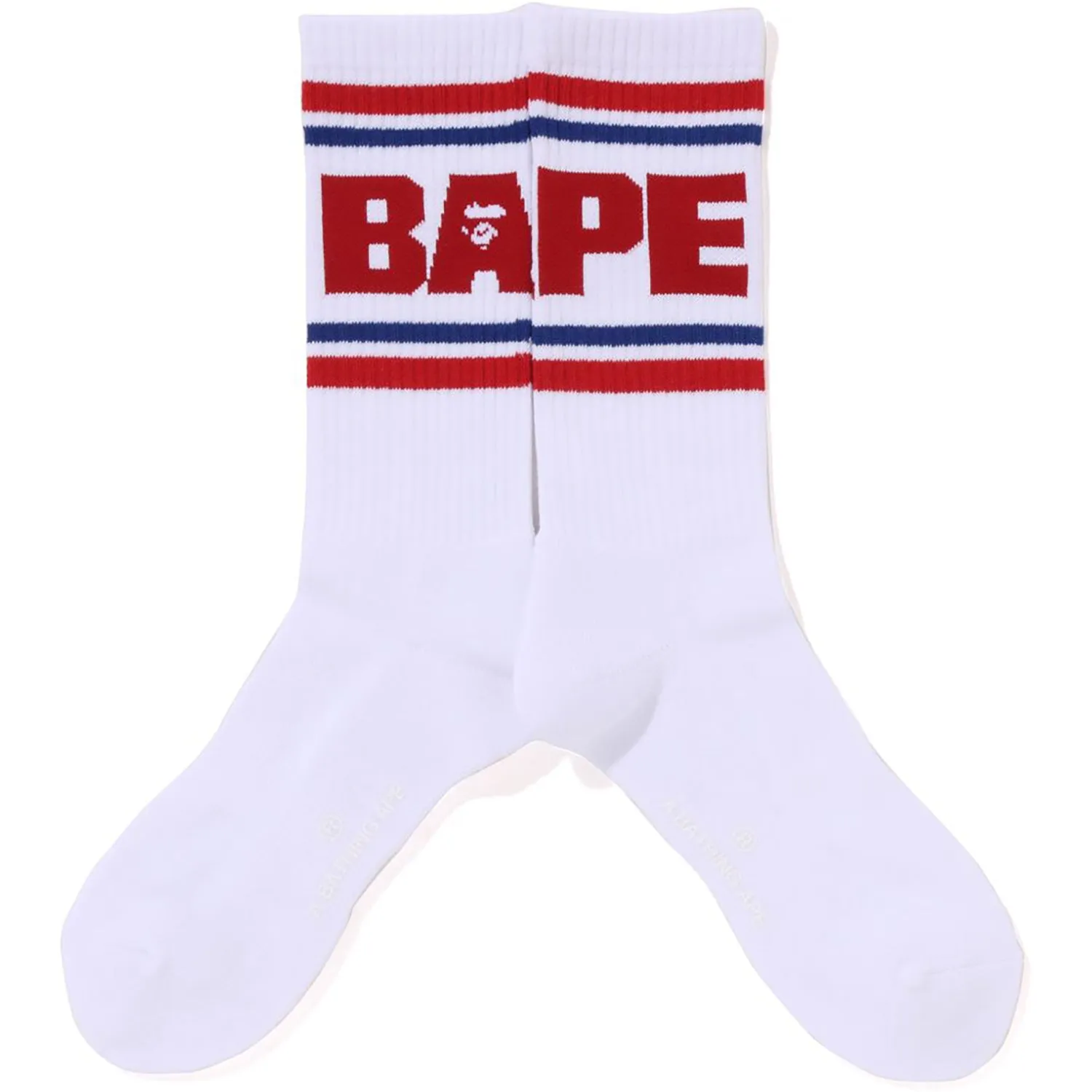 BAPE LINE SOCKS MENS