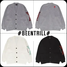 BEEN TRILL  |Unisex Street Style Logo Cardigans