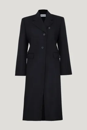 Black Charlotte Structured Single Coat