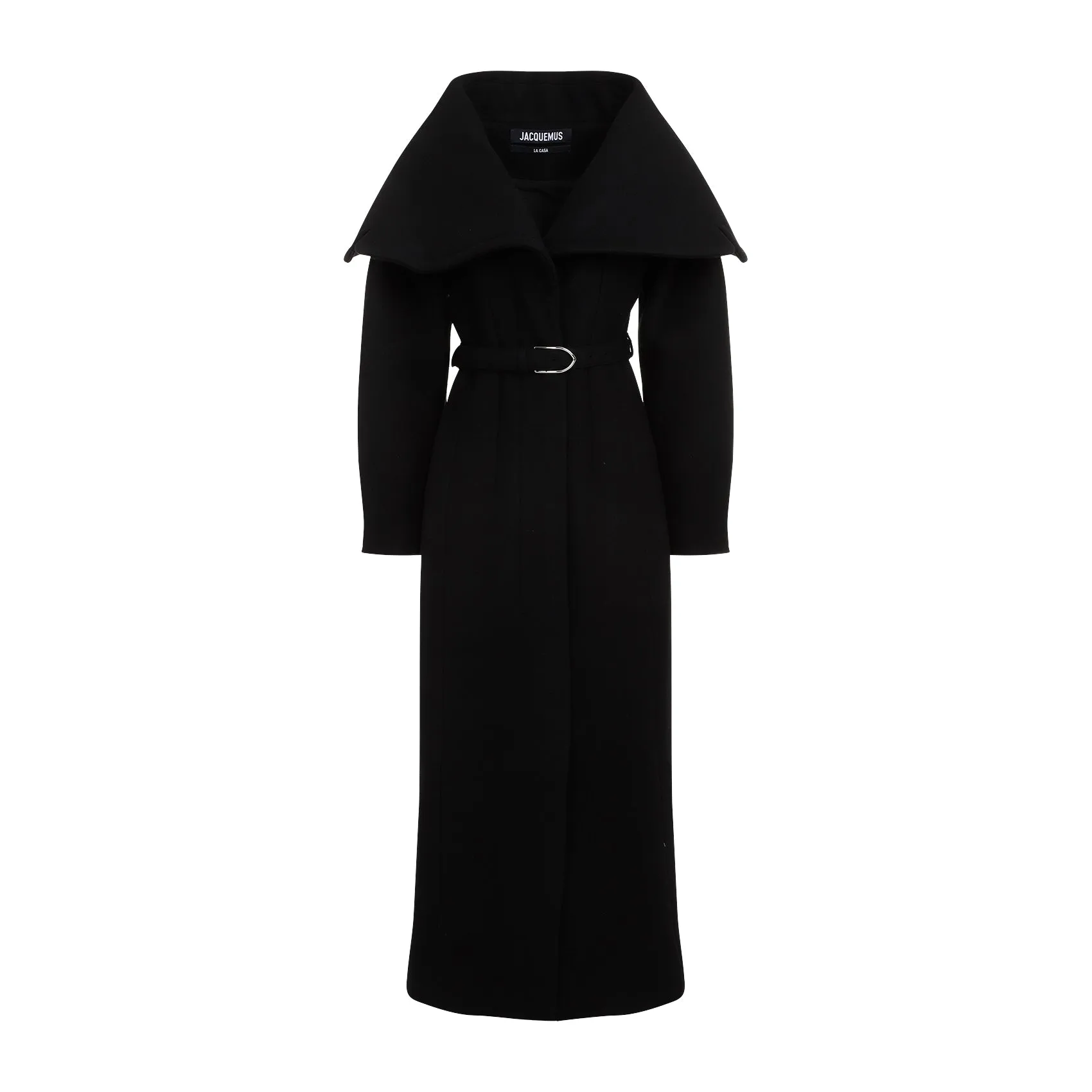 Black Virgin Wool Le Manteau Caruso Coat