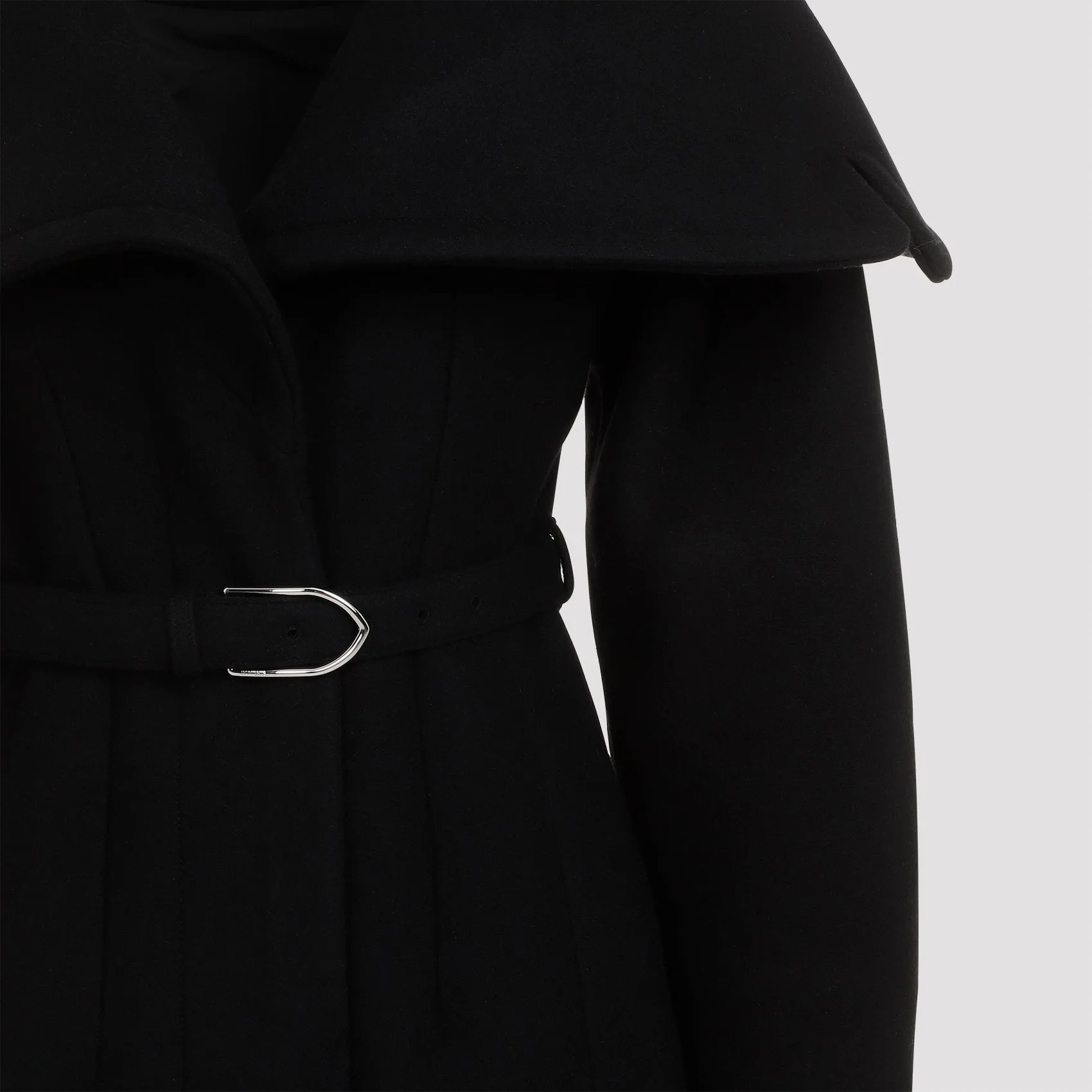 Black Virgin Wool Le Manteau Caruso Coat