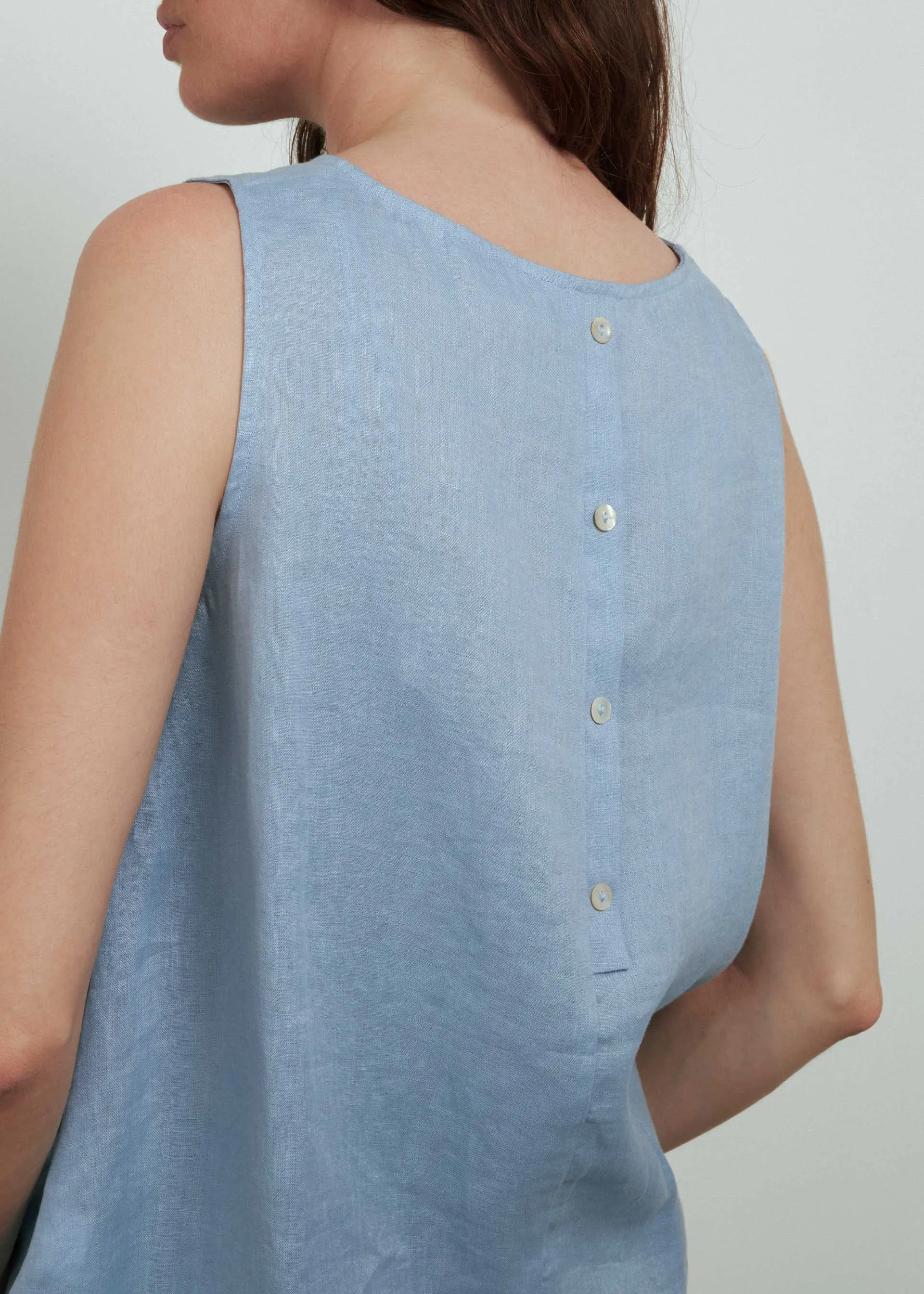 Blusa in puro lino