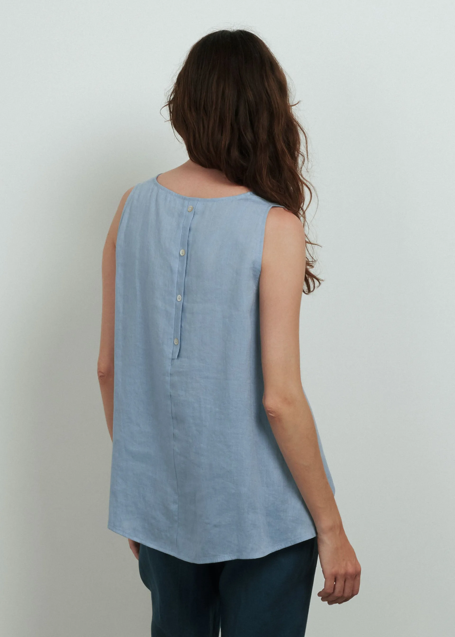 Blusa in puro lino