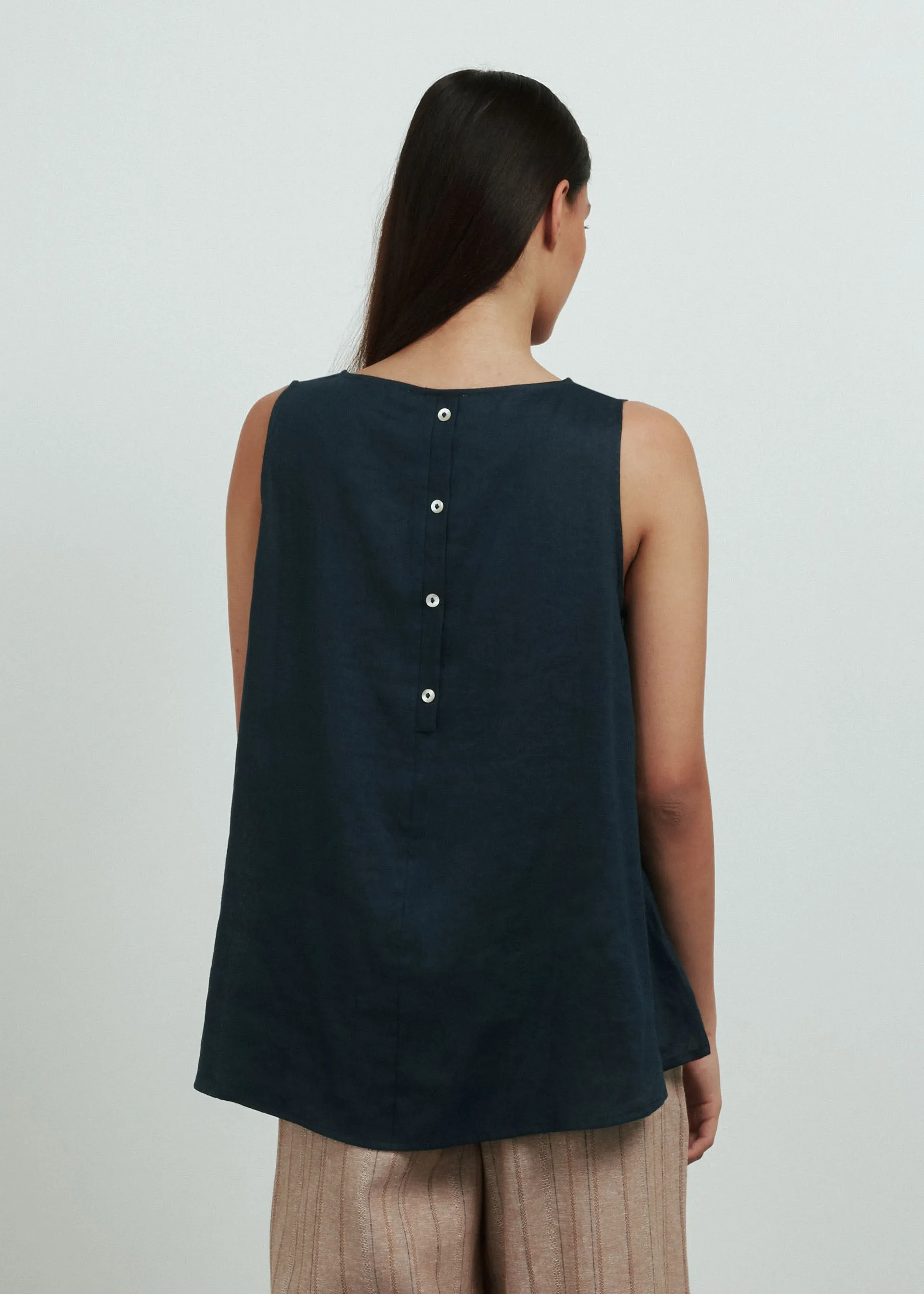 Blusa in puro lino