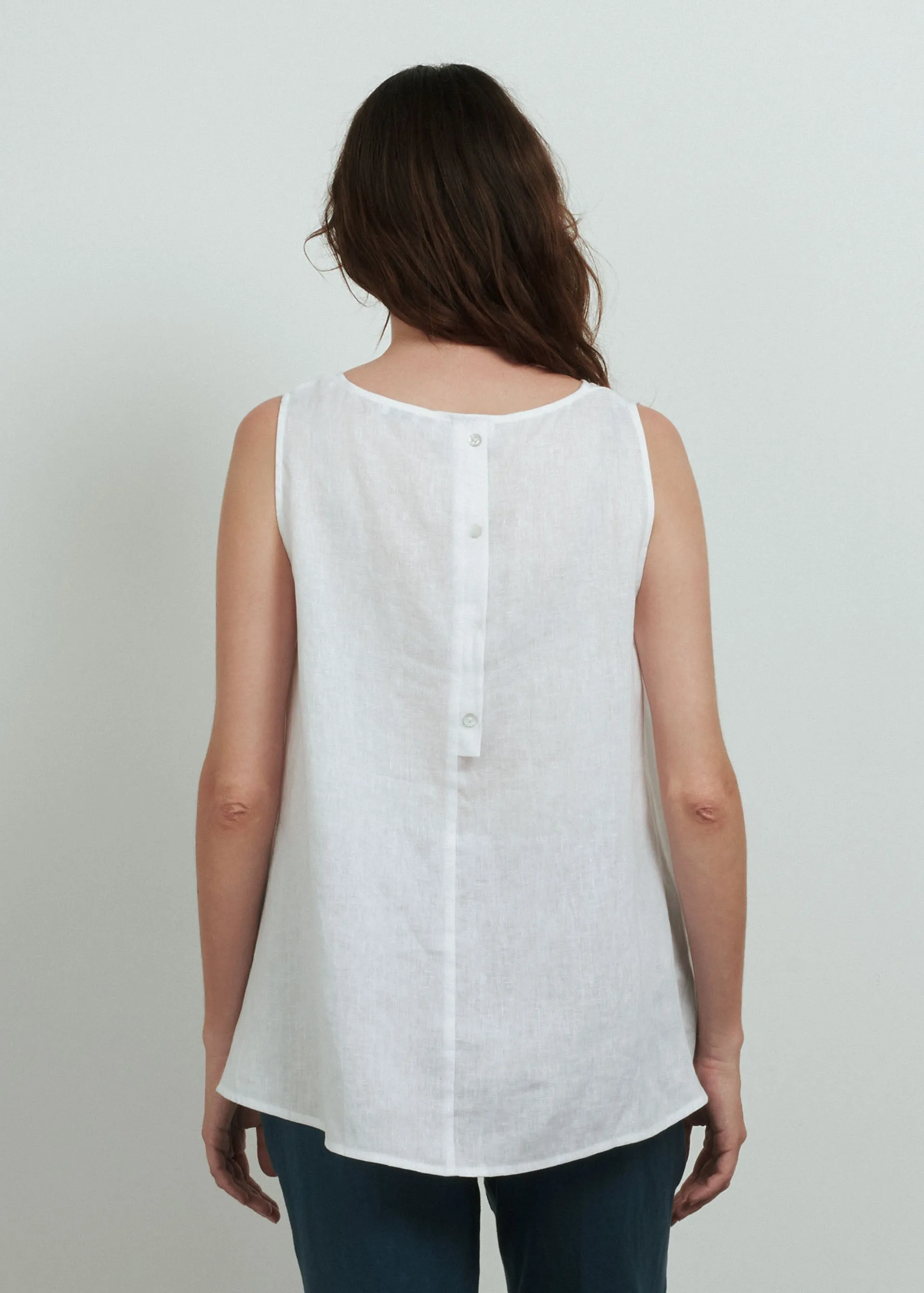 Blusa in puro lino