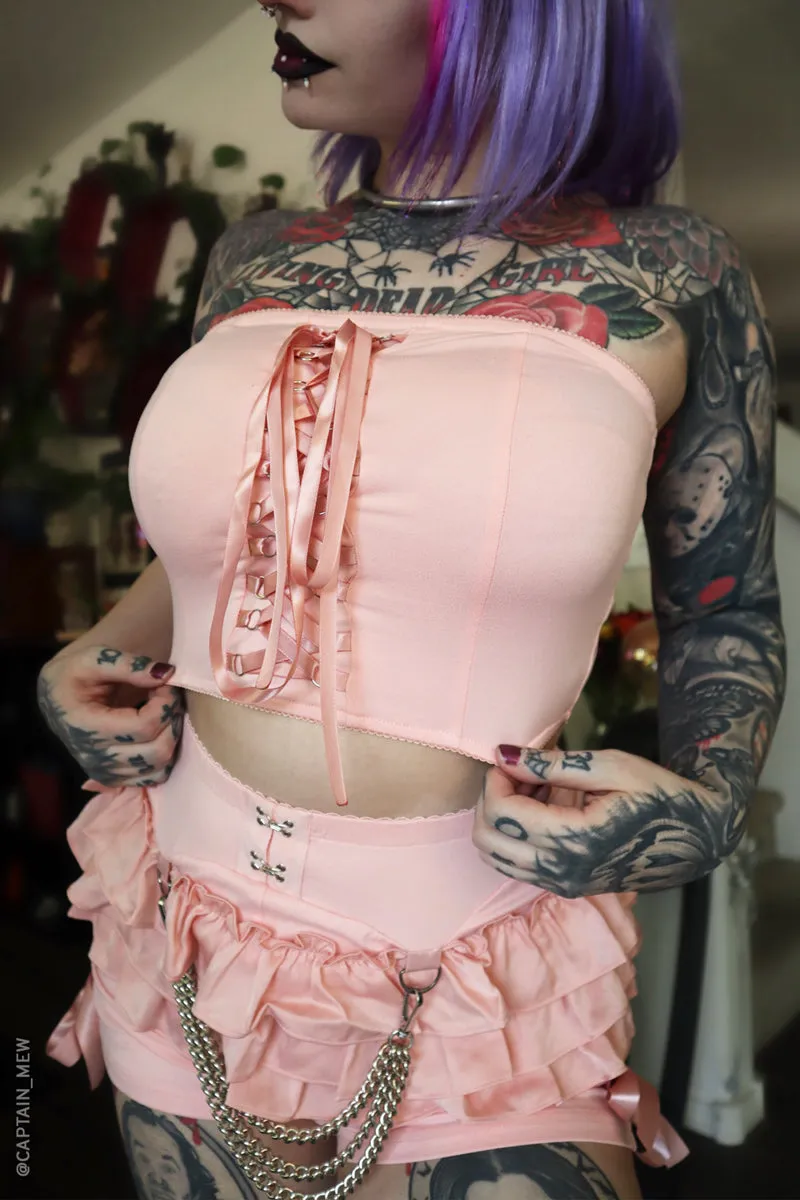 Blush Fleur Tube Top