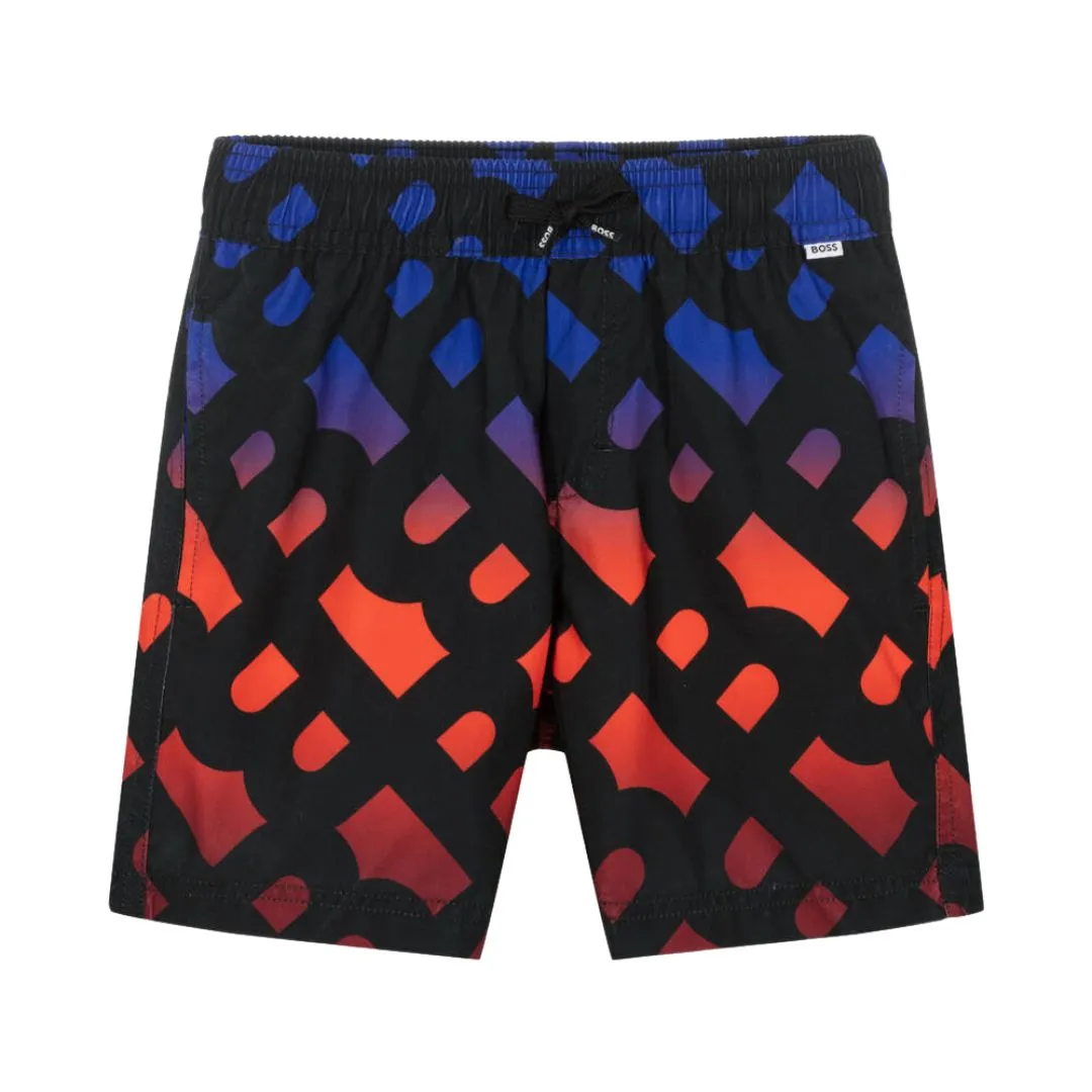 Boss Shorts All Over Logo Multicolour