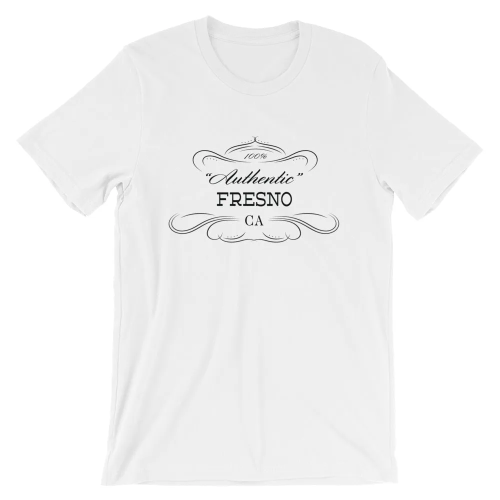 California - Fresno CA - Short-Sleeve Unisex T-Shirt - Authentic