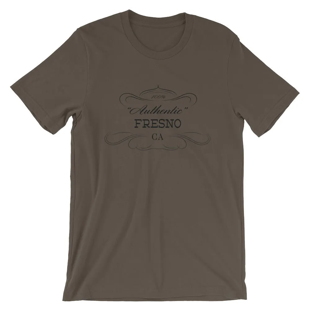 California - Fresno CA - Short-Sleeve Unisex T-Shirt - Authentic