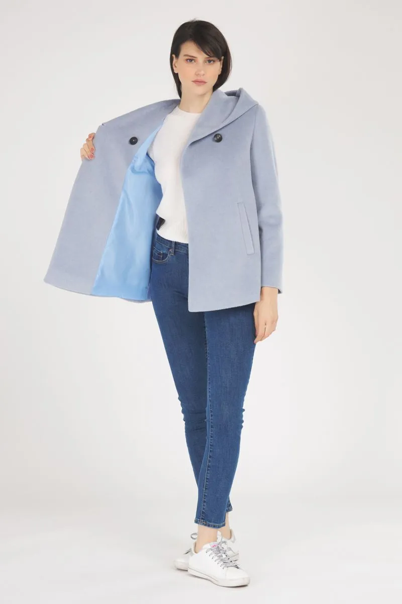 Cappotto Donna Azzurro