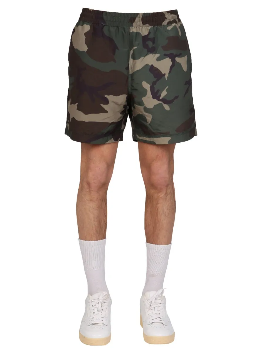 Carhartt WIP Camouflage Printed Swimming Trunks