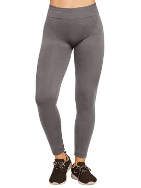 Charcoal Gray Fleece Lined Leggings