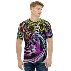 Color Melted Zebra Warp Unisex Rave T-Shirt