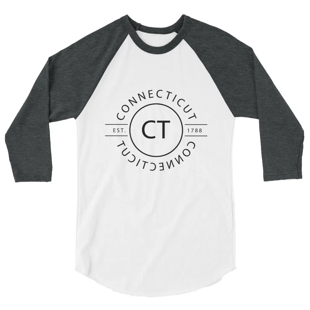 Connecticut - 3/4 Sleeve Raglan Shirt - Reflections