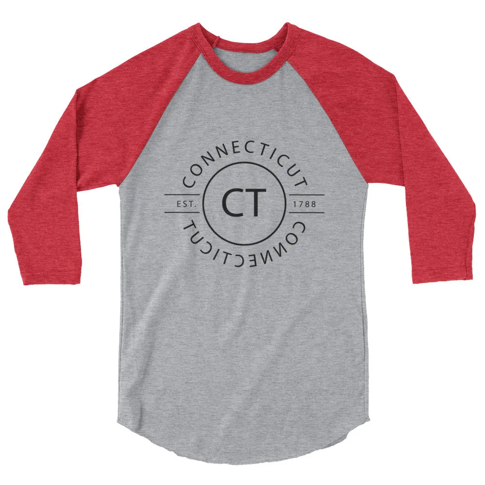 Connecticut - 3/4 Sleeve Raglan Shirt - Reflections