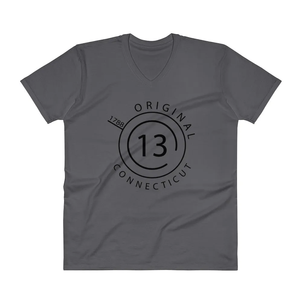 Connecticut - V-Neck T-Shirt - Original 13