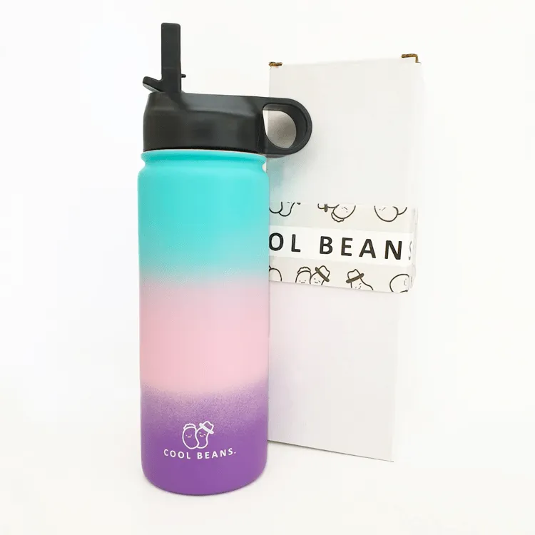 COOL BEANS 18oz Stainless Steel Water Bottles 不鏽鋼真空保溫瓶