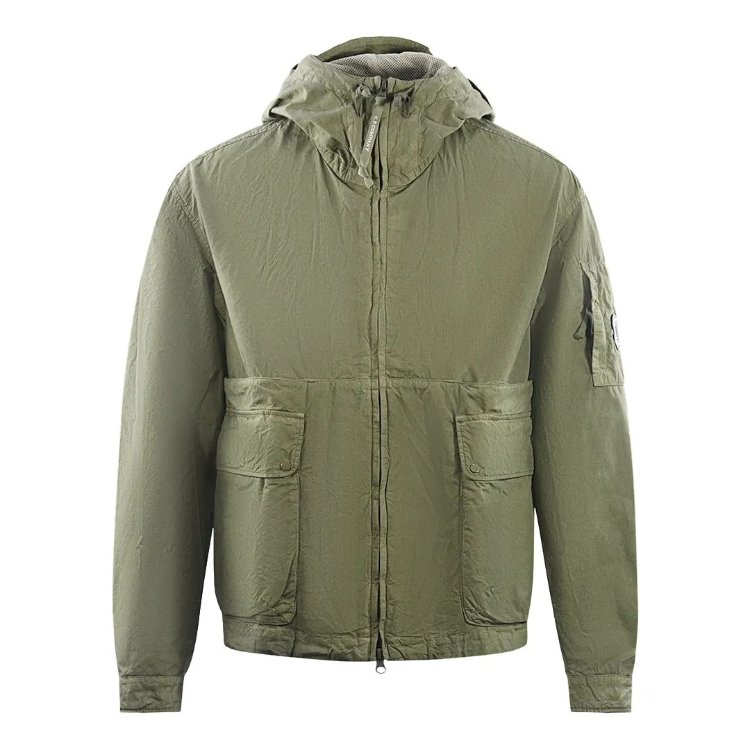 C.P. Company BA-Tic Light Hooded Bronze Green Jacket