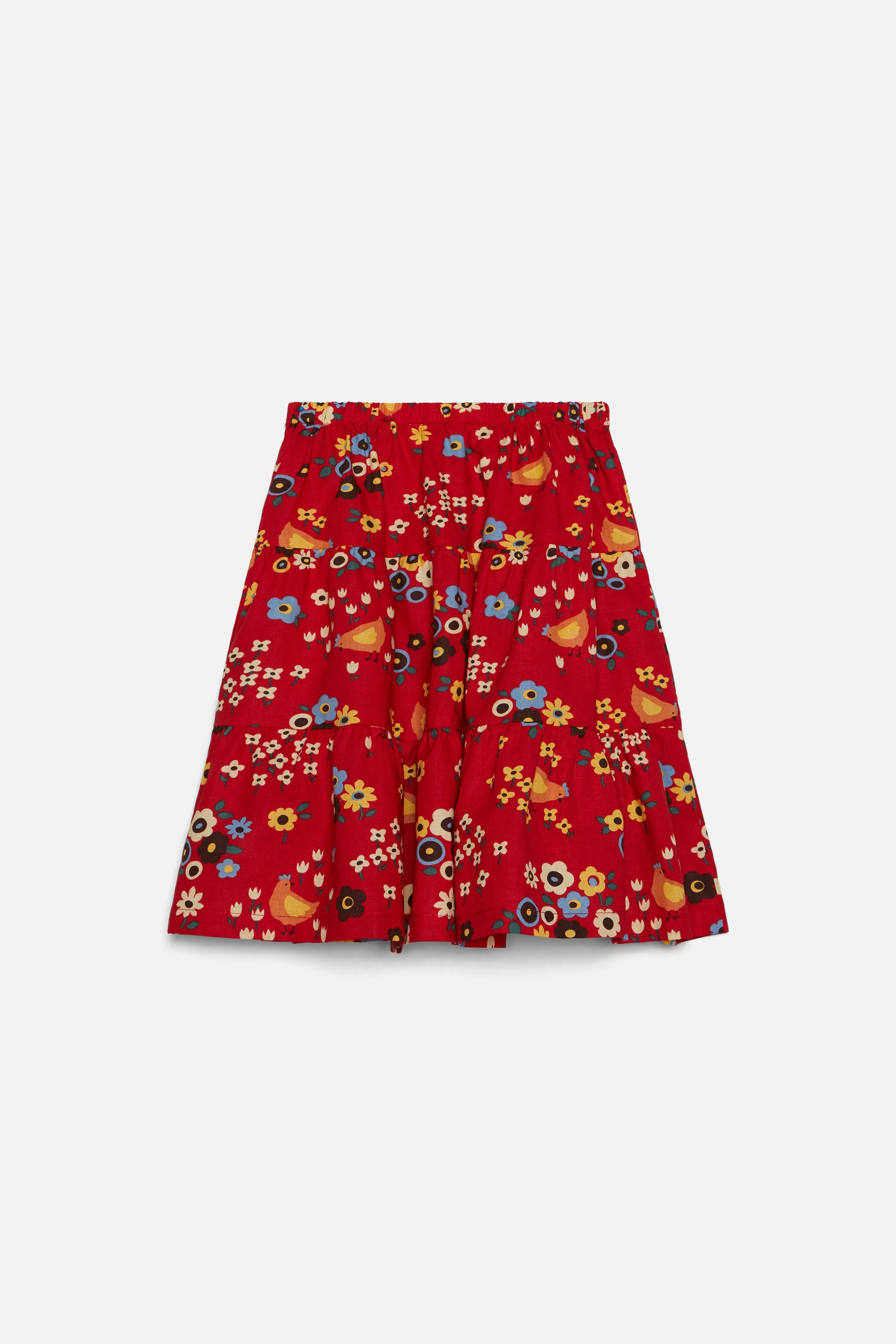 Cute Chickens Kids Skirt