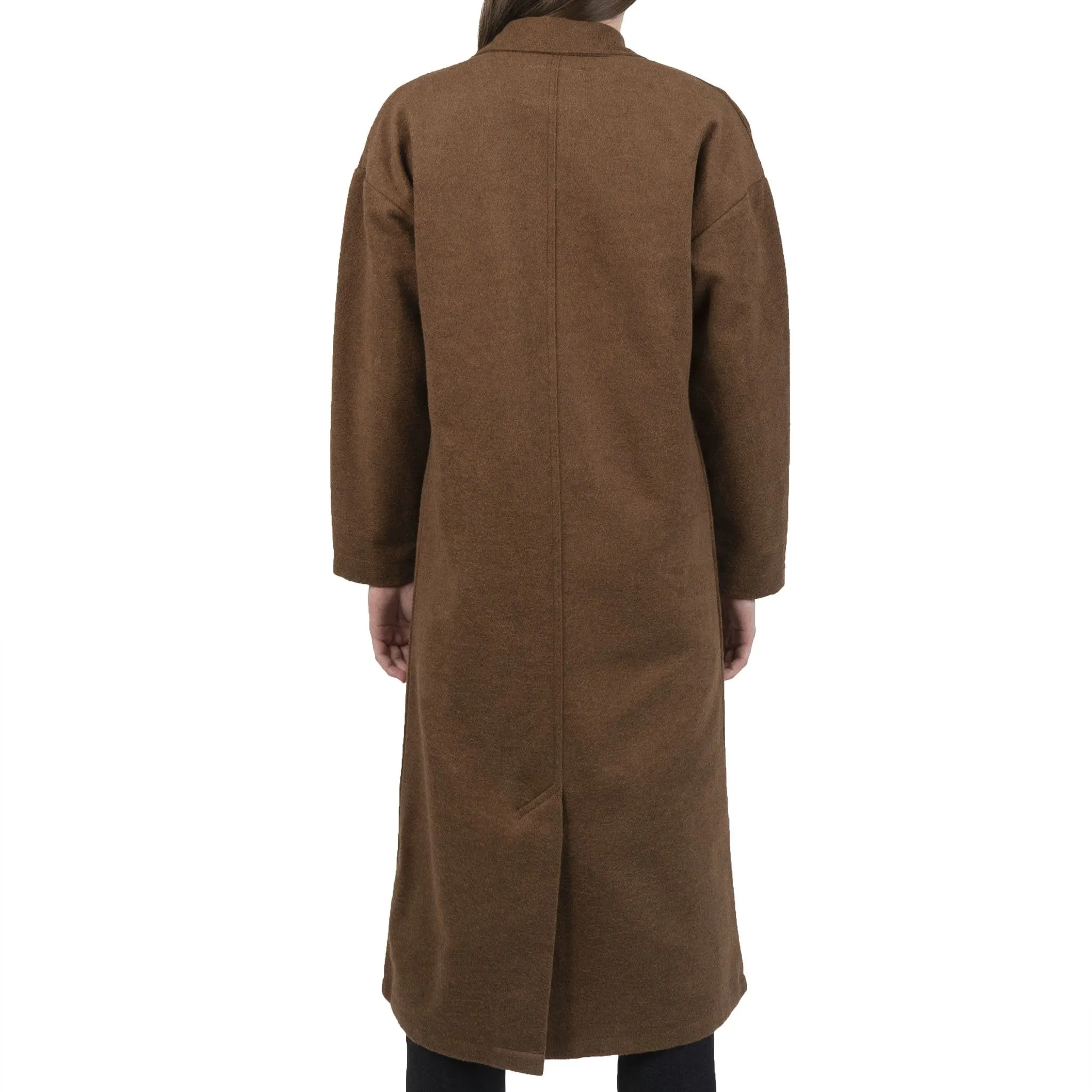 Duster Coat - Cotton Melton - Rust