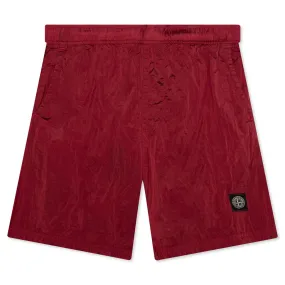 Econyl Regenerated Nylon Swim Trunks - Red