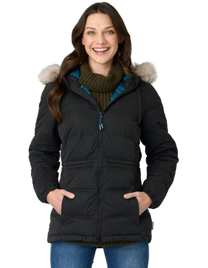 Elara Urban Puffer in Black