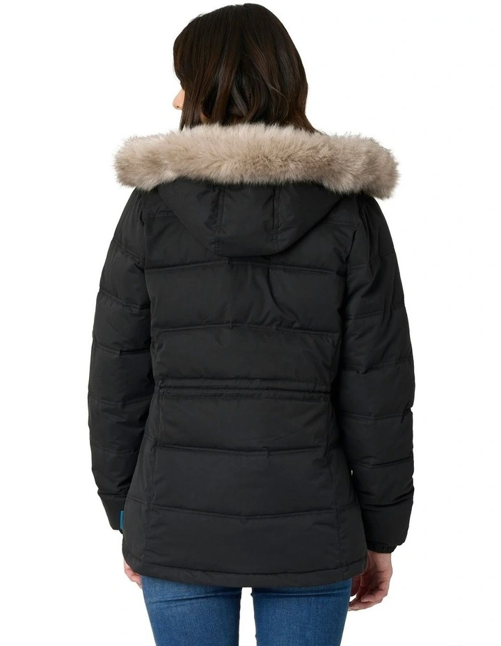 Elara Urban Puffer in Black