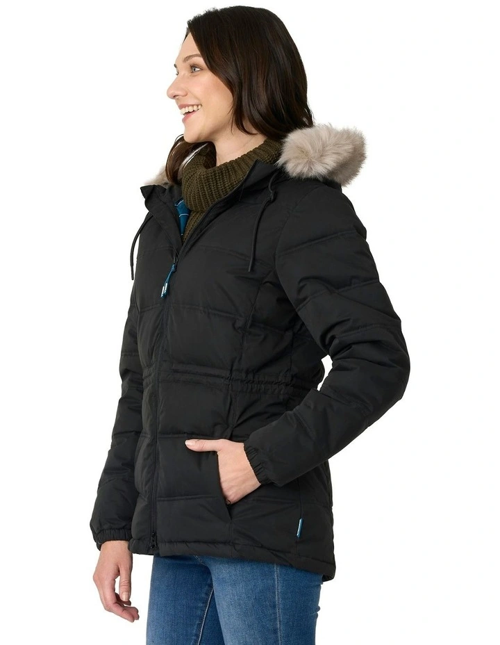 Elara Urban Puffer in Black