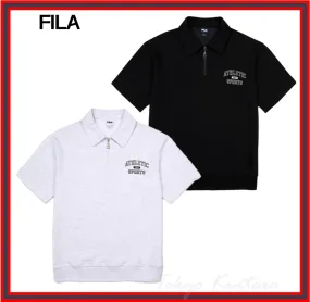 FILA  |Unisex Street Style Short Sleeves Logo T-Shirts