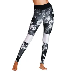 Fitness Leggings For Women High Waist Push Up 3D Flower Printed Leggins Fashion Slim Plus Size Leggings Female